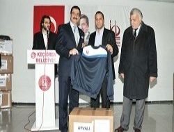 Amatör kulüplere malzeme yardımı