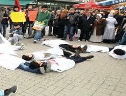 Liseliden YGS eylemi