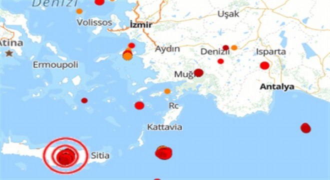 Akdeniz'de deprem