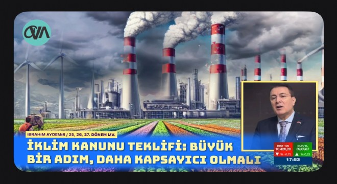 Aydemir: İklim Kanunu Teklifi Büyük Bir Adım, Daha Kapsayıcı Olmalı