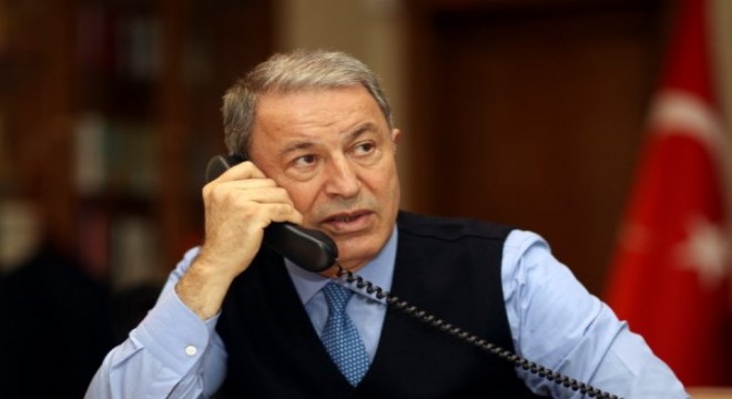 Bakan Akar'dan Azerbaycan'da kaza kırıma uğrayan helikopter için taziye telefonu