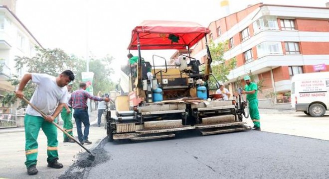 Çankaya'da hedef 250 bin ton asfalt