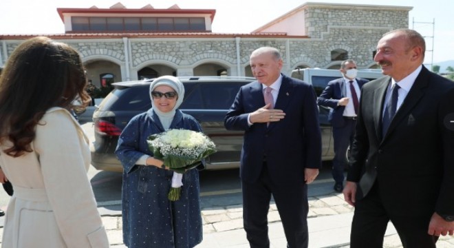 Cumhurbaşkanı Erdoğan Azerbaycan'da