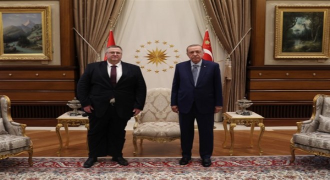 Cumhurbaşkanı Erdoğan, Rusya Federasyonu Başbakan Yardımcısı Overçuk'u kabul etti