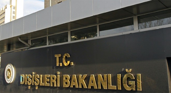 Dışişleri Bakanlığı'ndan ABD'ye tepki