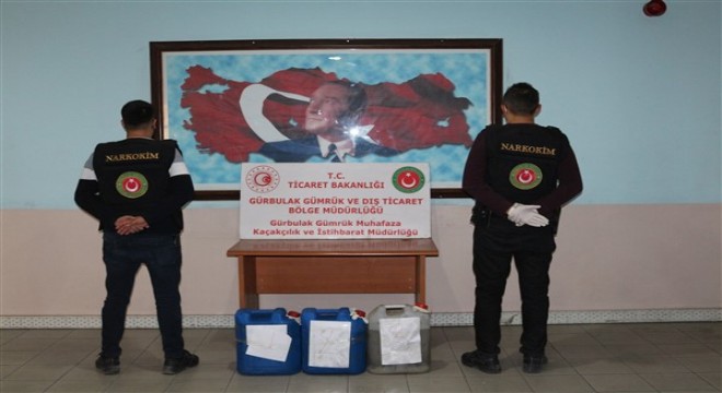Gürbulak'ta 54 kilo uyuşturucu ele geçirildi