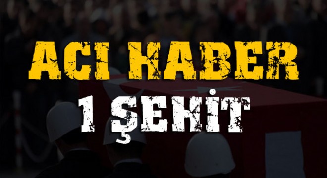 Hatay'da terör operasyonu; 1 astsubay şehit