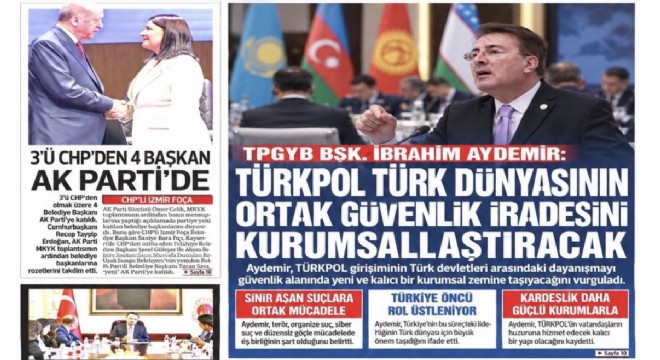 İbrahim Aydemir: TÜRKPOL Türk dünyasının ortak güvenlik iradesini kurumsallaştıracak