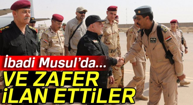 Irak Başbakanı İbadi, Musul'da