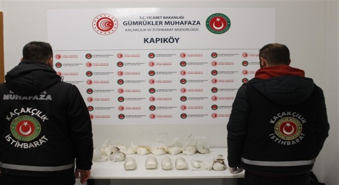 Kapıköy Gümrük Kapısı'nda uyuşturucu operasyonu