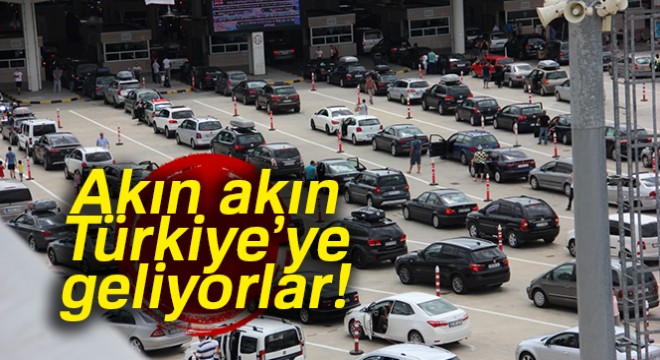 Kapıkule Sınır Kapısı'nda ‘gurbetçi' yoğunluğu