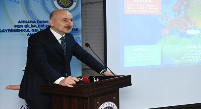 Karaismailoğlu, 'Türkiye'nin Ulaştırma Politikaları' konulu açılış dersine katıldı