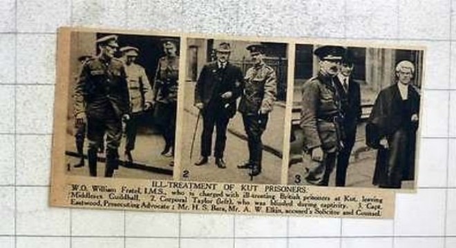 Kut-ül Amare'de esir düşen İngiliz tabip