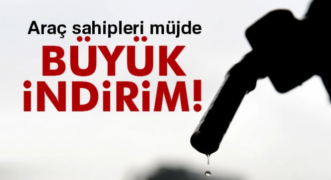 Motorine 13 kuruş indirim geldi