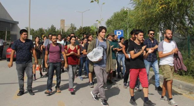 ODTÜ'lülerden ‘fidan'lı tepki