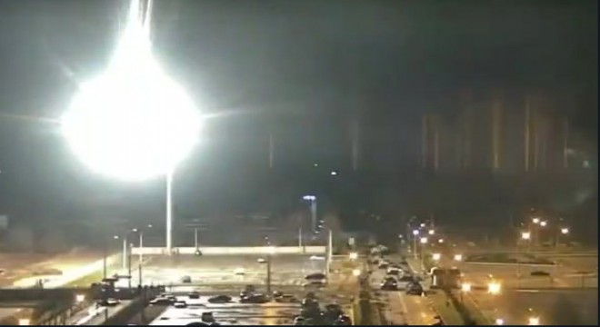 Rus ordusu nükleer santrale saldırdı