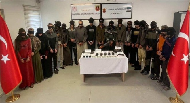 Suriye'de 18 terörist yakalandı