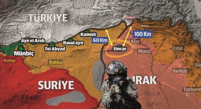 Terör örgütü PKK/PYD'den Sincar oyunu: Üzerindeki baskıyı azaltmak için çekildiğini açıkladı