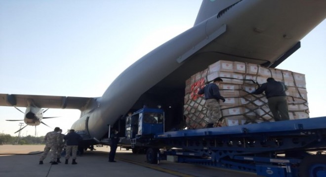 Tıbbi malzemeler ABD'ye gönderiliyor