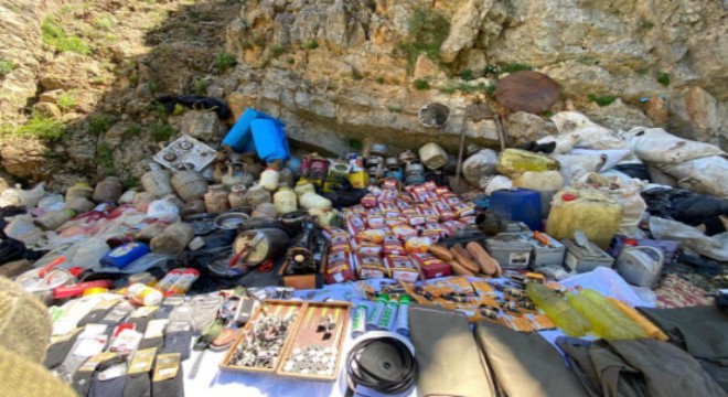 Tunceli'de çok sayıda mühimmat ele geçirildi