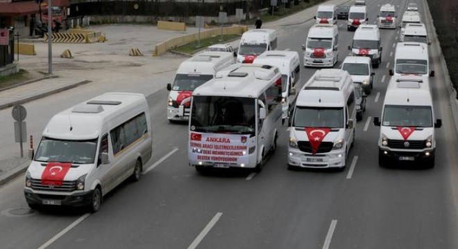 ‘Zeytin Dalı'na destek konvoyu