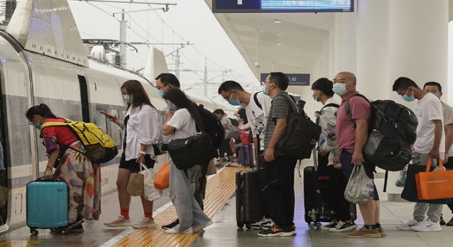 Çin'de 2021 yılının ilk yarısında 1,87 milyar yurtiçi seyahat yapıldı