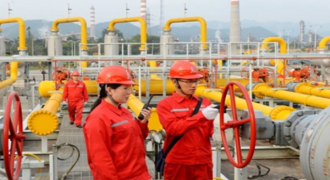 Çin'in doğal gaz ve petrol üretimi artıyor